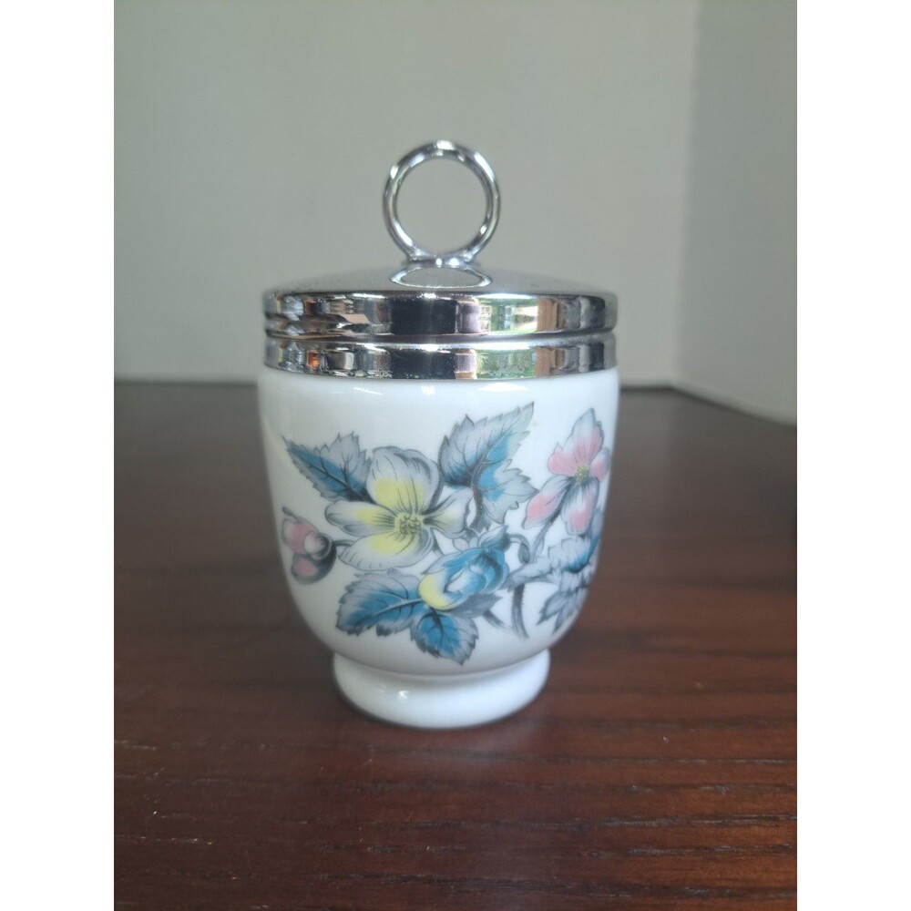 Vintage Royal Worcester Woodland Porcelain Egg Coddler